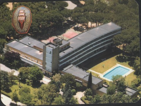 Vista aérea del Colegio Mayor Jaime del Amo Madrid
